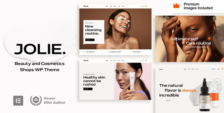 Jolie v22 汉化版 – 现代的美业 WordPress 电商主题