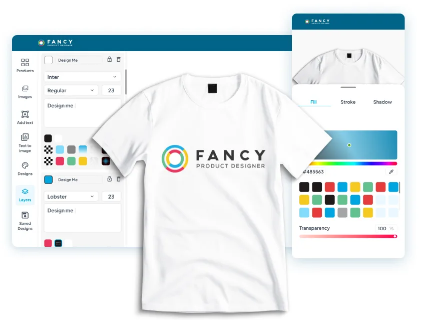 Fancy Product Designer 作品展示