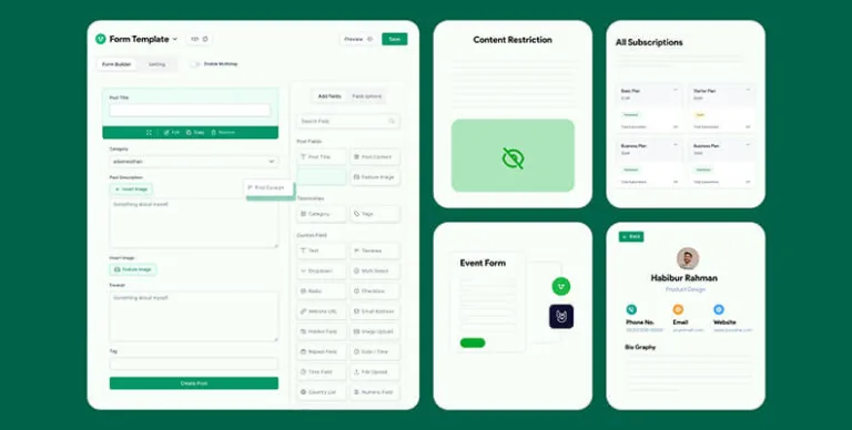 WP User Frontend Pro v4.1.9 汉化版 – 前端用户中心插件