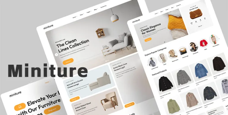 Miniture 主题 v1.1.4 – 极简主义 WooCommerce 主题