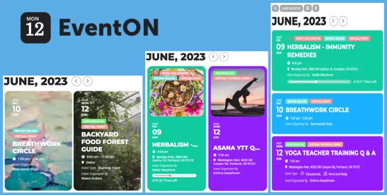 EventON v4.9.12 汉化版 – WordPress 活动日历插件