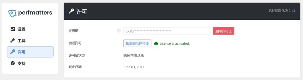 Perfmatters 已激活版演示 Perfmatters 已激活版演示