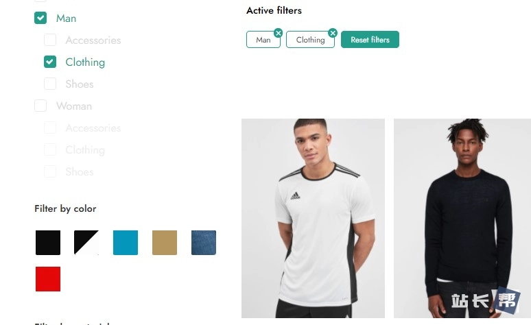 可自定义的YITH WooCommerce Ajax Product Filter前端界面演示2