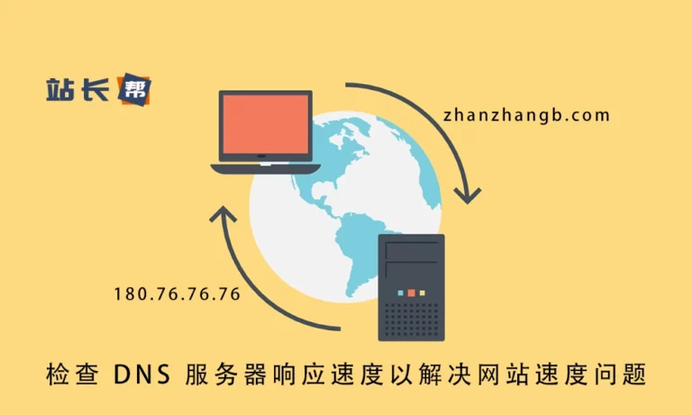 检查 DNS 服务器响应速度以解决网站速度问题