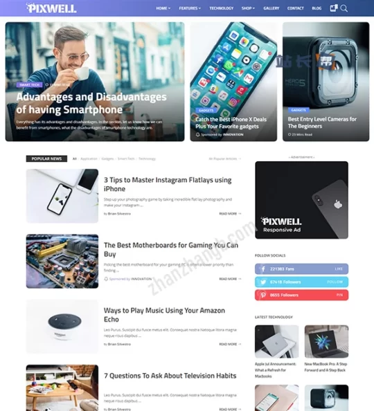 图片[2]-Pixwell 主题 v11.6 汉化版 – WordPress 现代杂志主题 - WP技术帮-WP技术帮