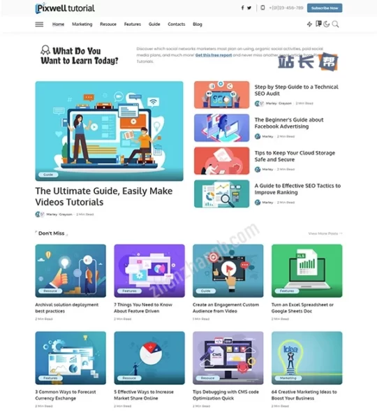 图片[3]-Pixwell 主题 v11.6 汉化版 – WordPress 现代杂志主题 - WP技术帮-WP技术帮
