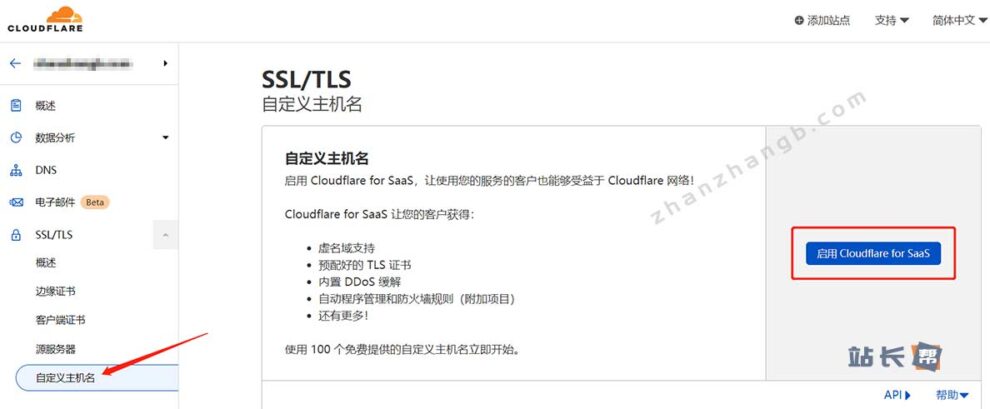 通过Cloudflare for SaaS服务使用CNAME方式接入CDN