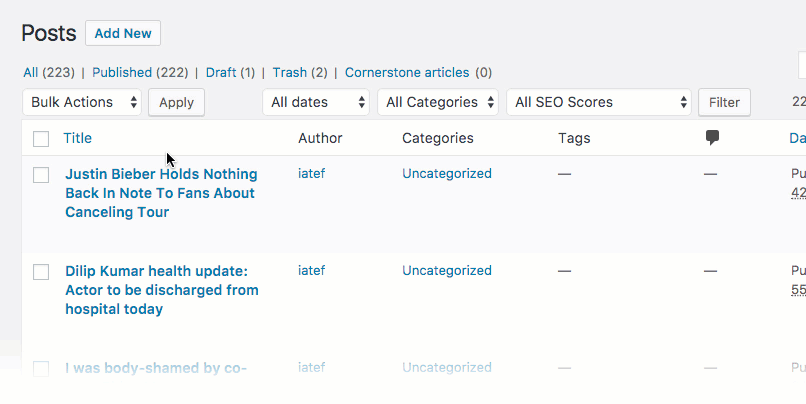 Wordpress Pinterest Automatic 批量发布演示