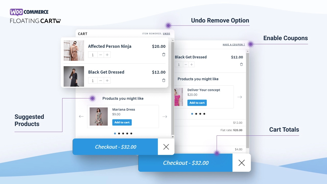 Floating Cart for WooCommerce 功能演示