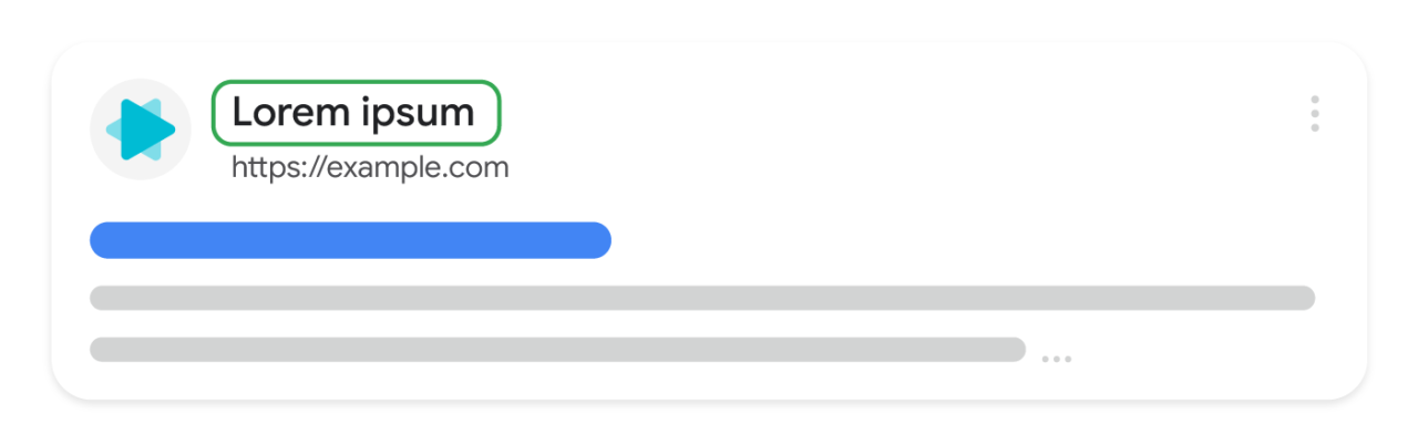 Google 移动搜索展示站点名称