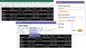 自动将 Excel 文件或 Office 365 表与 WordPress 表同步