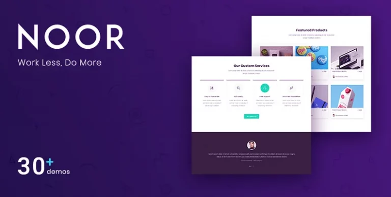 Noor Theme v6.1.0 汉化版 – 轻量化多用途 WordPress 主题