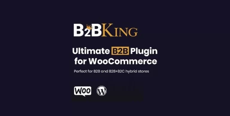 B2BKing Pro v5.4.00 汉化版 – WooCommerce 的 B2B 与批发插件