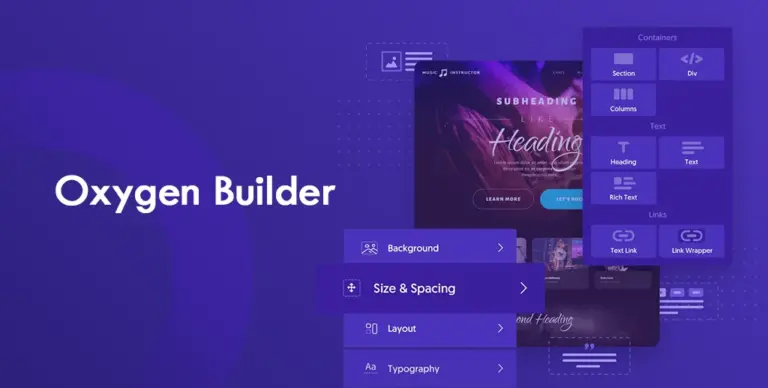 Oxygen Builder v4.9.1 汉化版 – WordPress 可视化编辑器